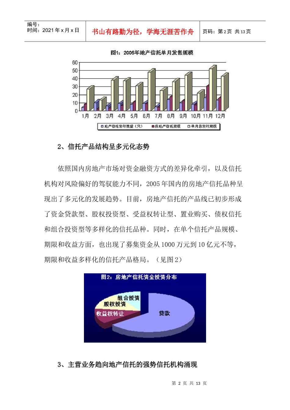 中国房地产信托市场回顾与展望分析报告_第2页