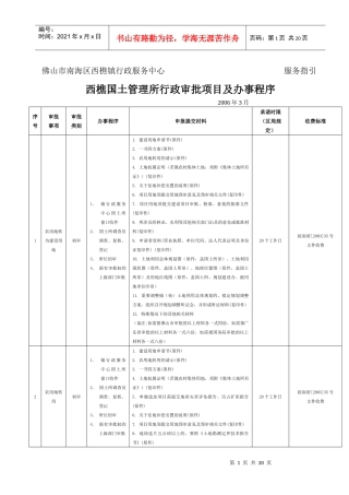 佛山市南海区西樵镇行政服务中心服务指引