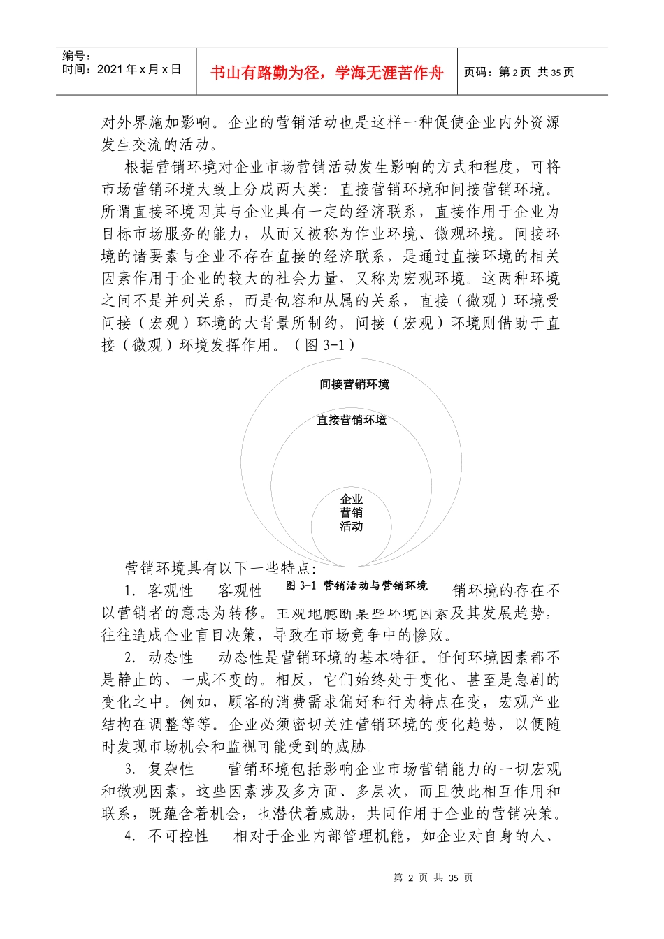 市场营销环境的概念与特点分析_第2页