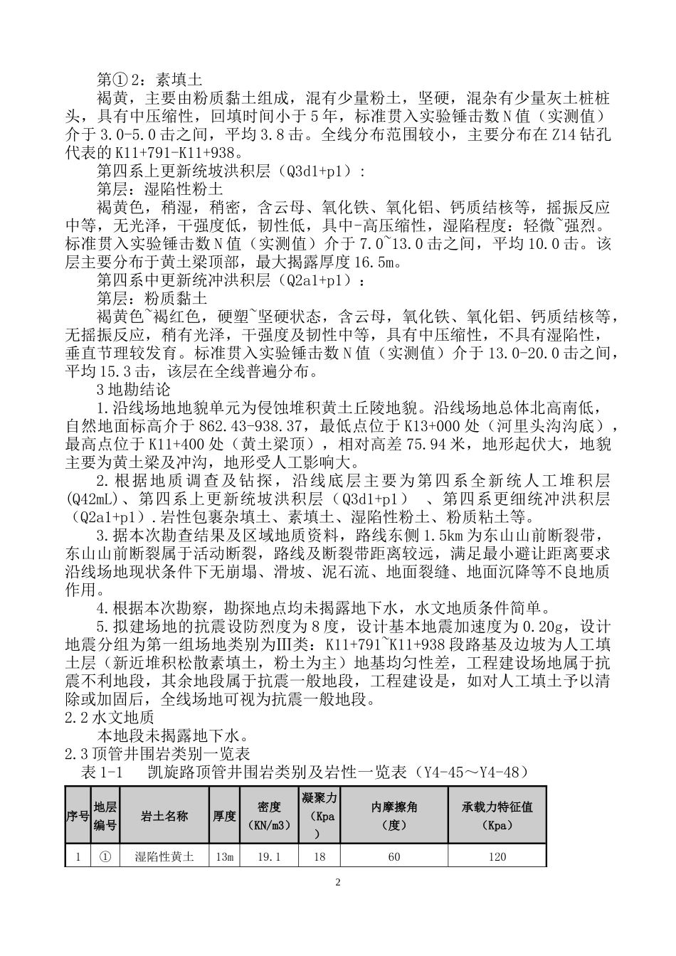 凯旋街雨水工程顶管和沉井施工方案_第2页