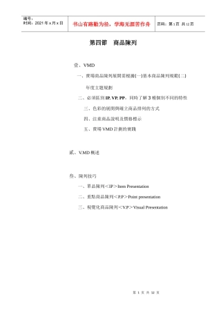 商品陈列-简版