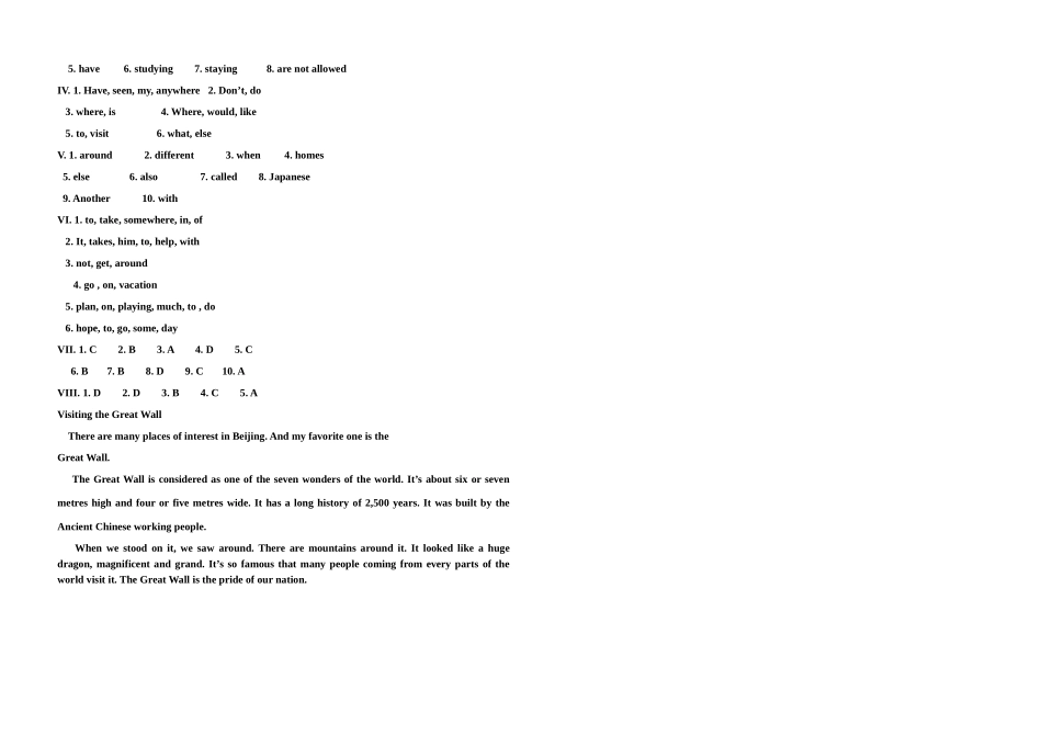 新目标初三英语第6单元测试题及答案22 _第3页