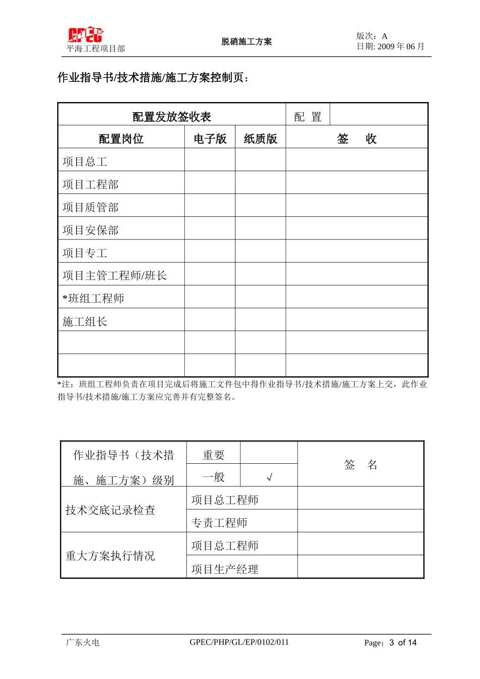 平海电厂一期#2锅炉脱硝施工方案_第3页