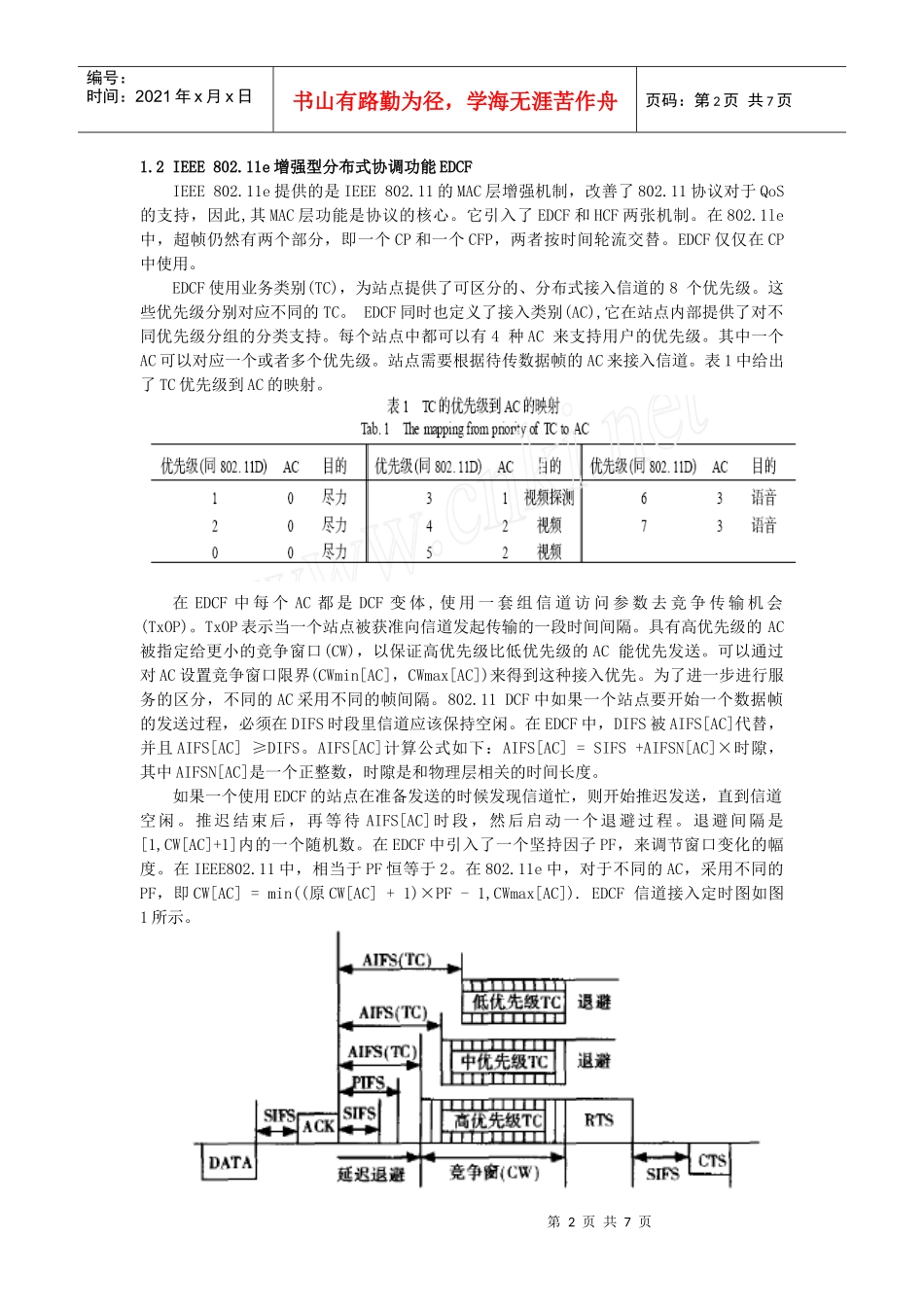WLAN上的多媒体业务质量研究_第2页