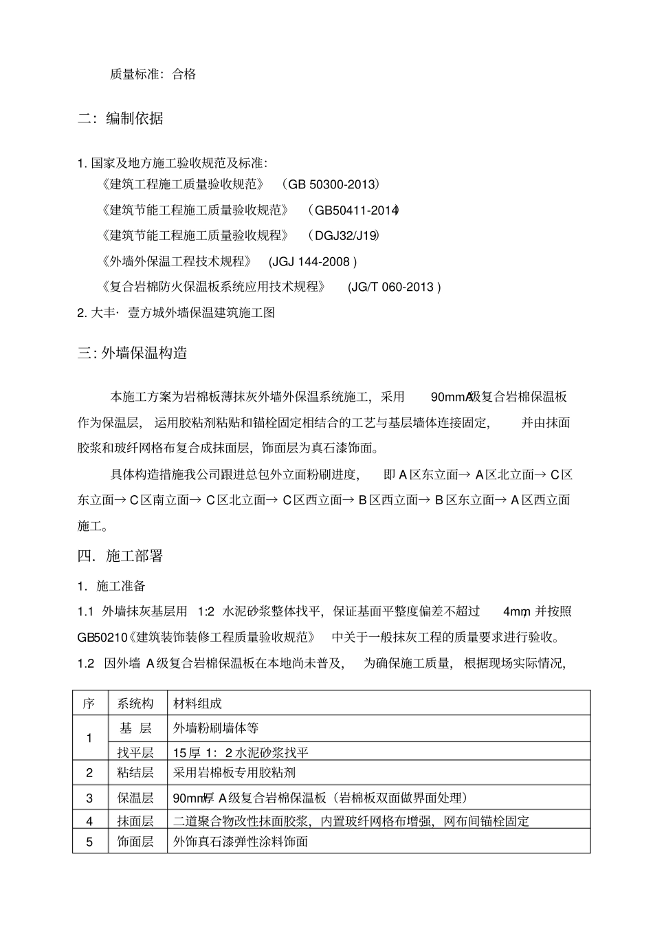外墙岩棉防火保温板专项施工方案_第3页