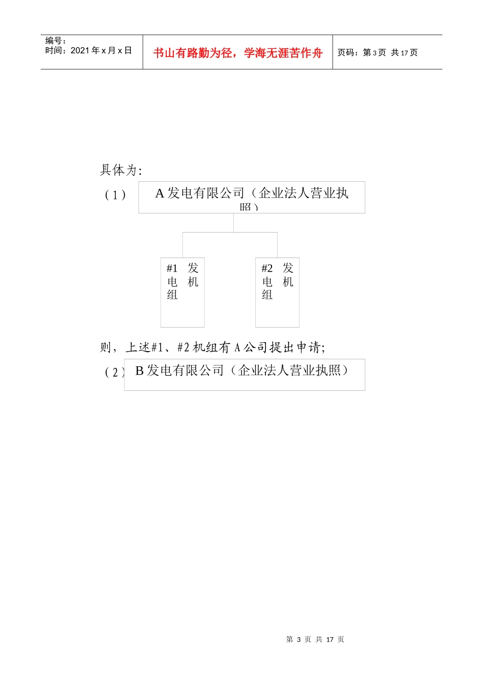 南方区域发电类电力业务许可证管理规定实施细则_第3页