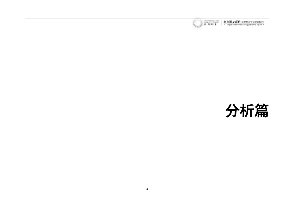 南京雨花项目前期整合营销策划报告_90页_第3页