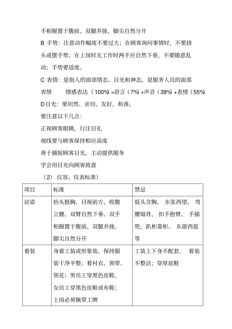 员工服务礼仪及行为规范培训_第3页