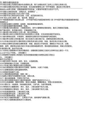 消防管理应知应会 