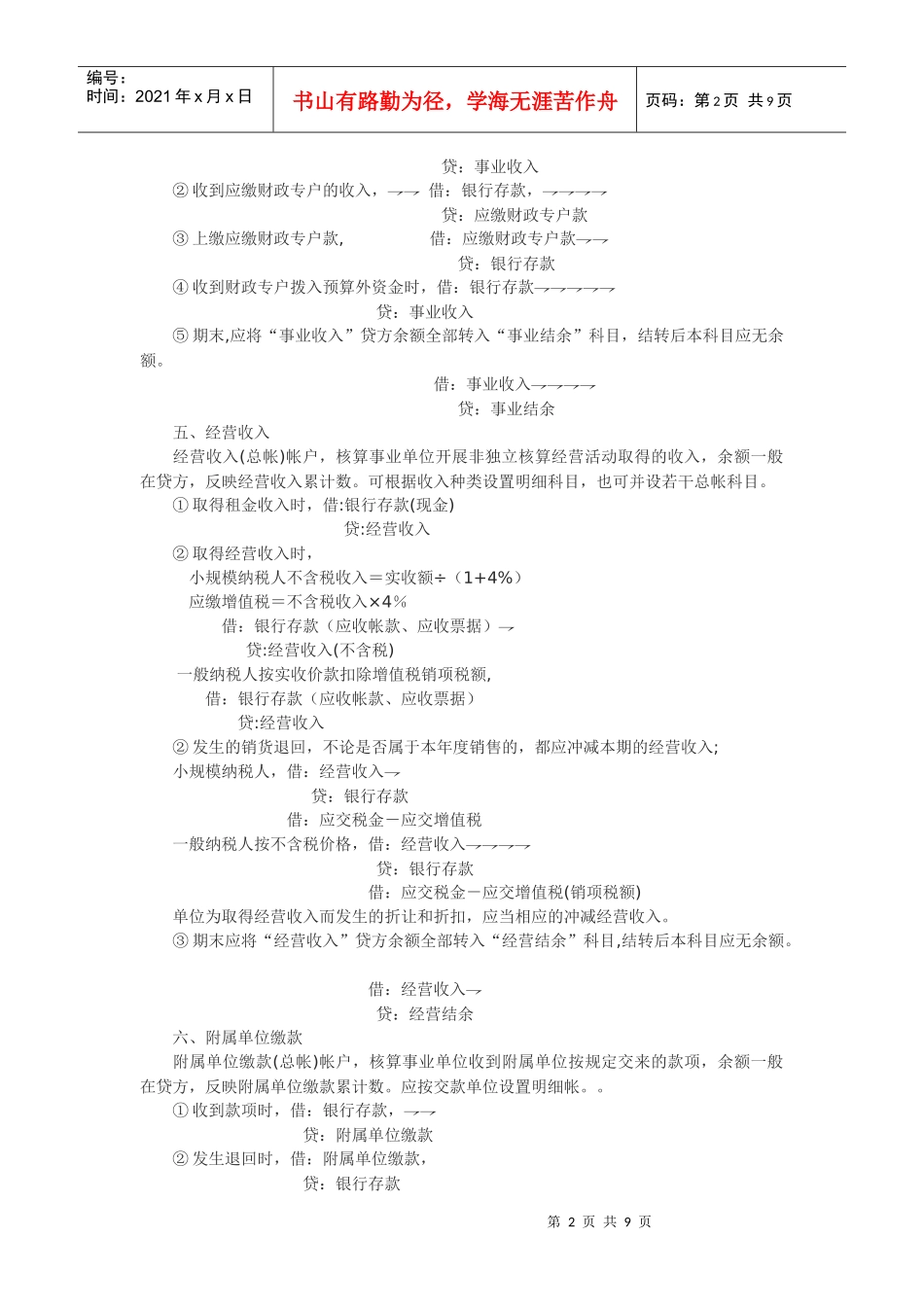 事业单位核算业务2_第2页