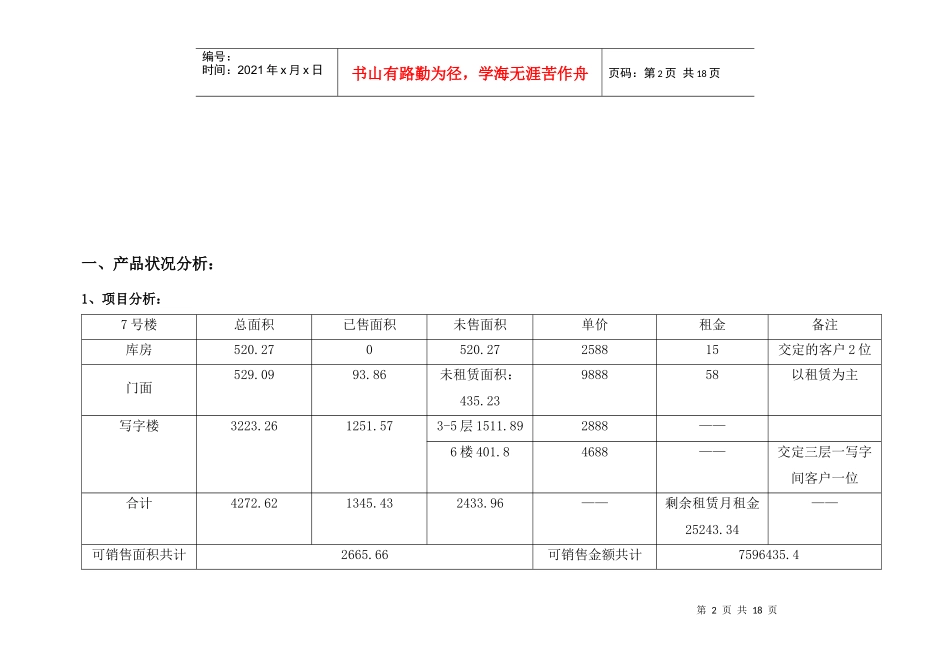 中天商务中心营销执行方案(DOC13)_第2页