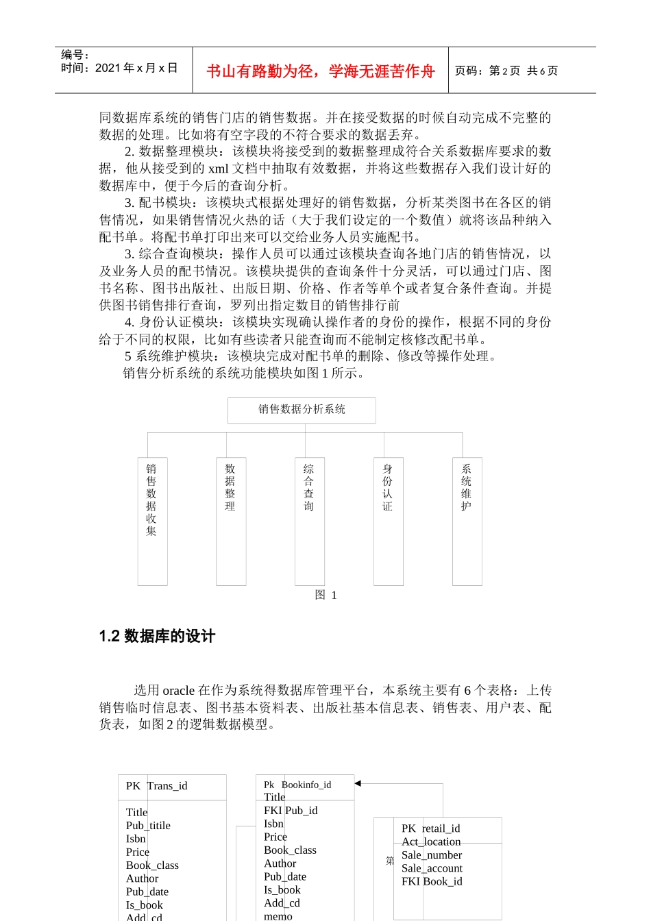 service 技术的新华书店销售数据分析系统的设计和实现_小论文_第2页