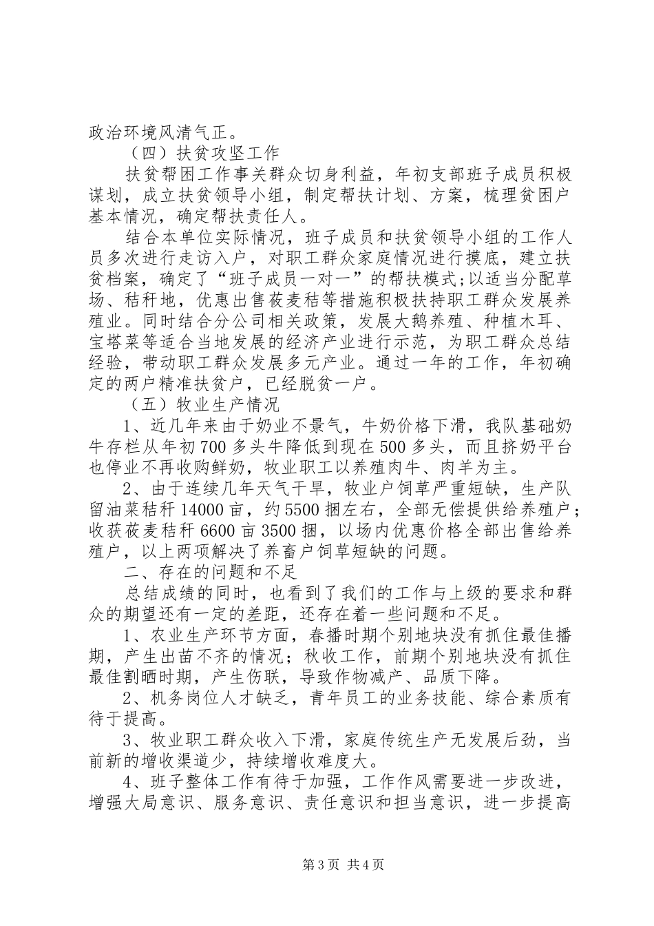 农业生产队工作总结_第3页