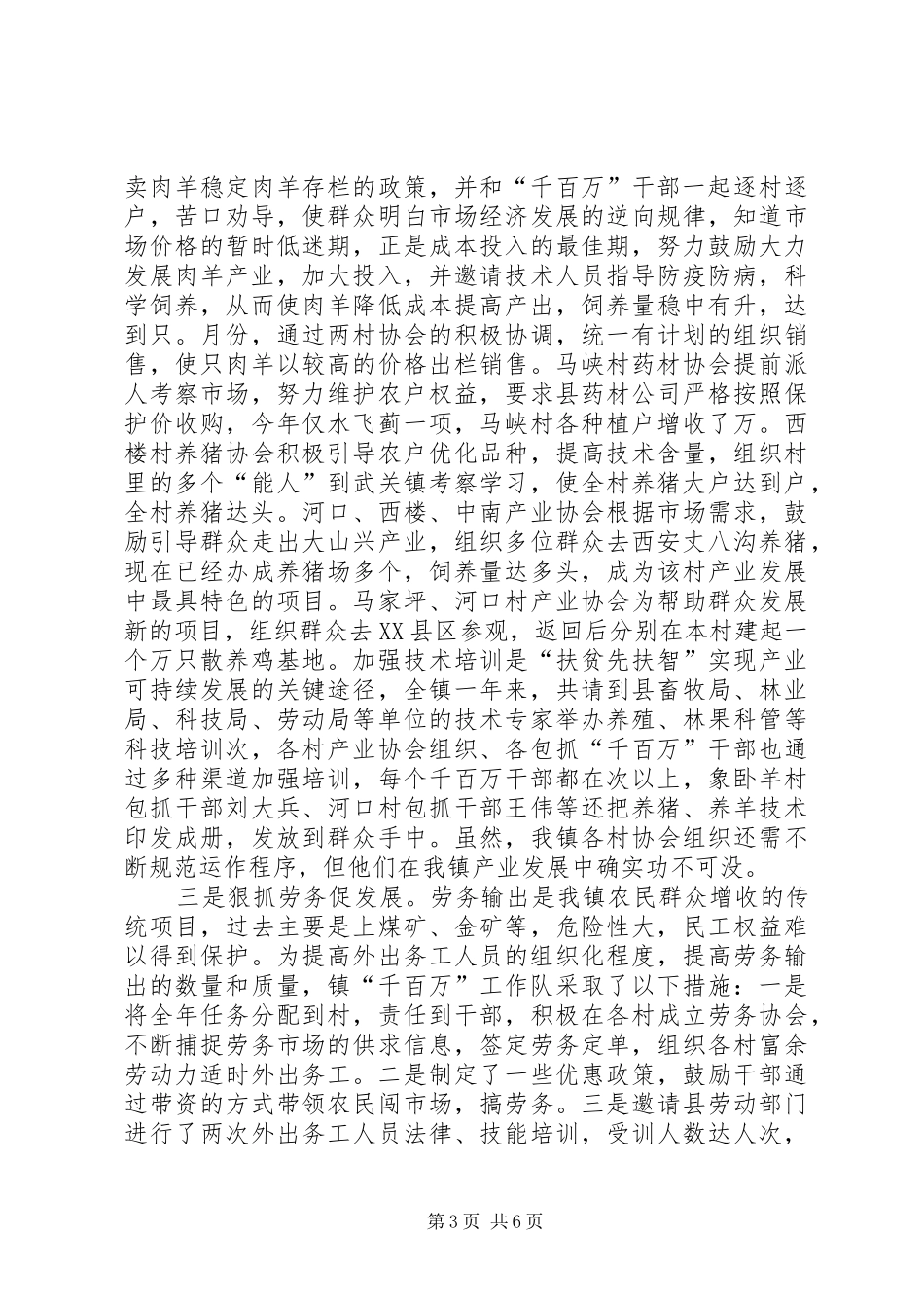 峦庄镇二○○四年“千百万”工程总结_第3页