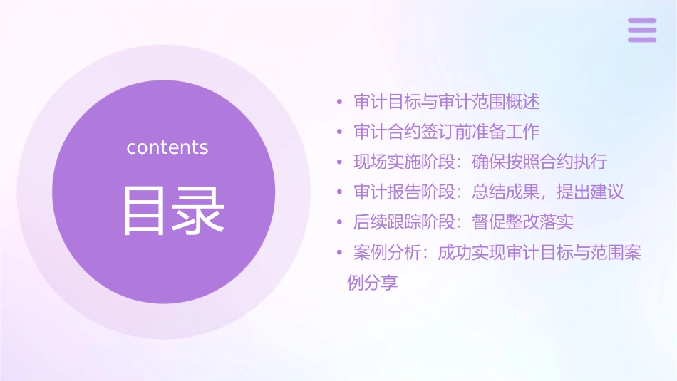 审计目标与审计范围审计范围与审计合约课件_第2页