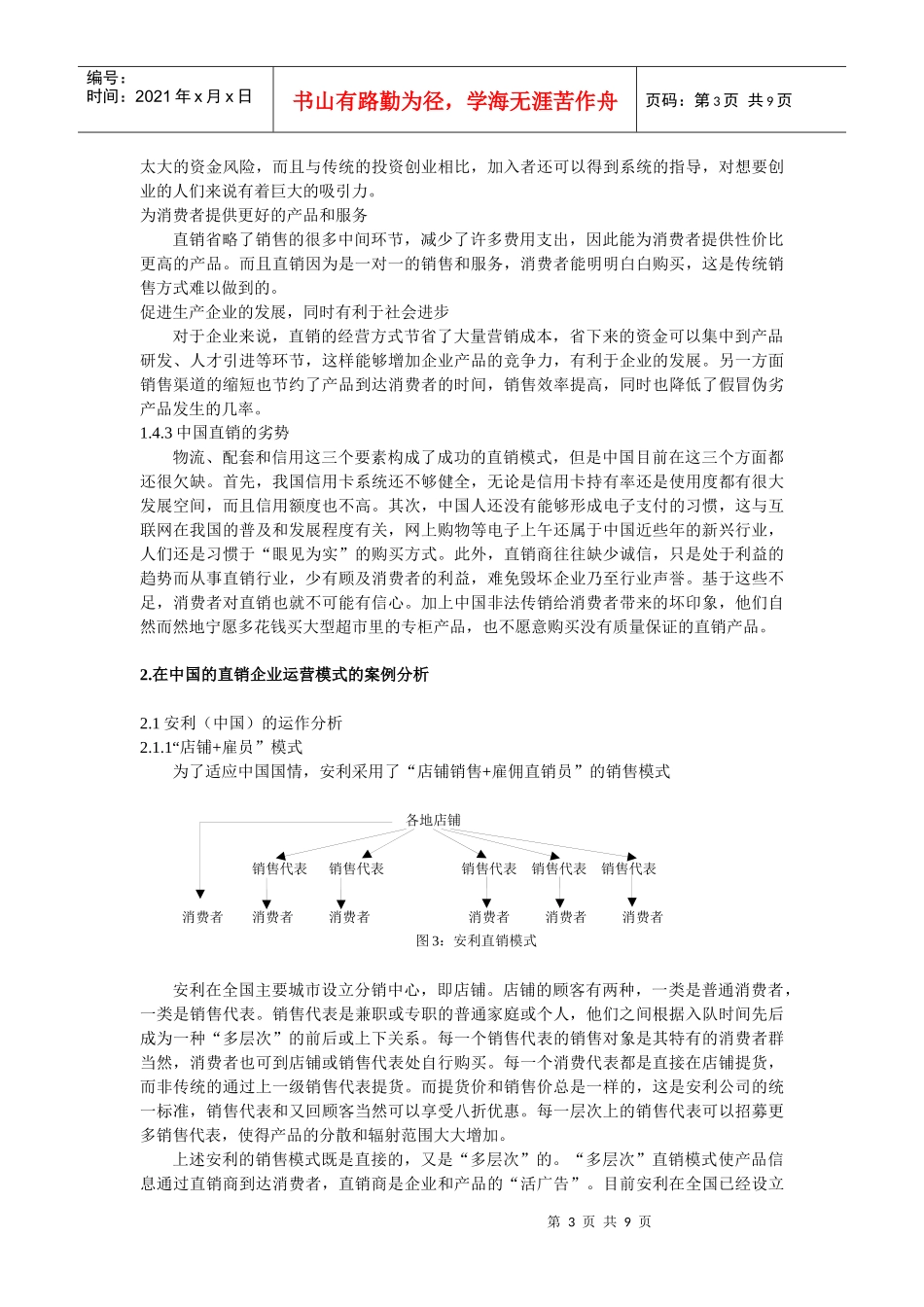 国际广告论文——直销_第3页