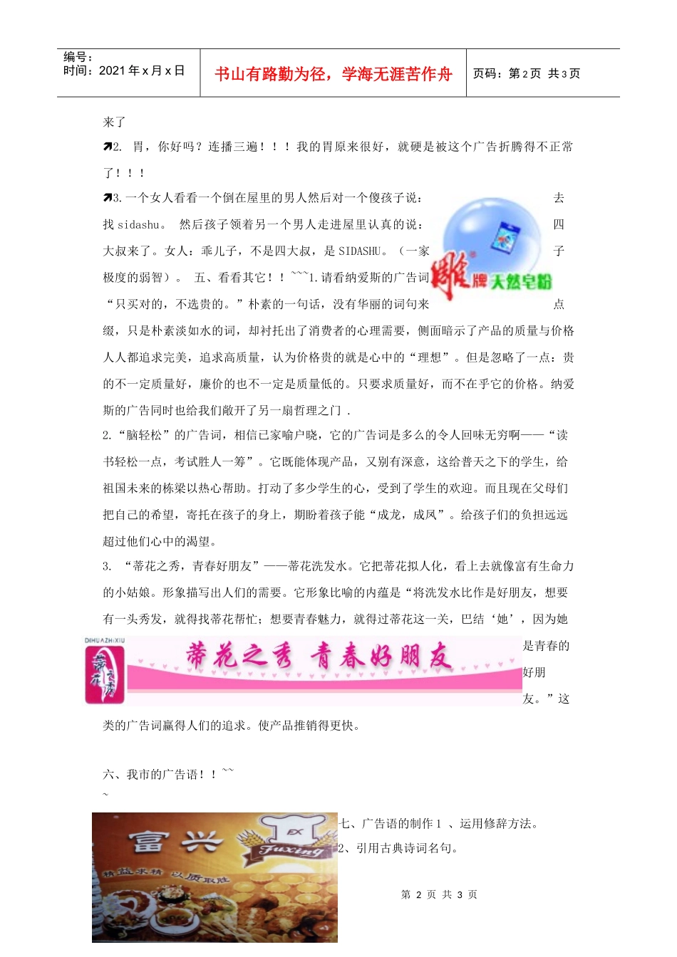 广告语言的魅力_第2页