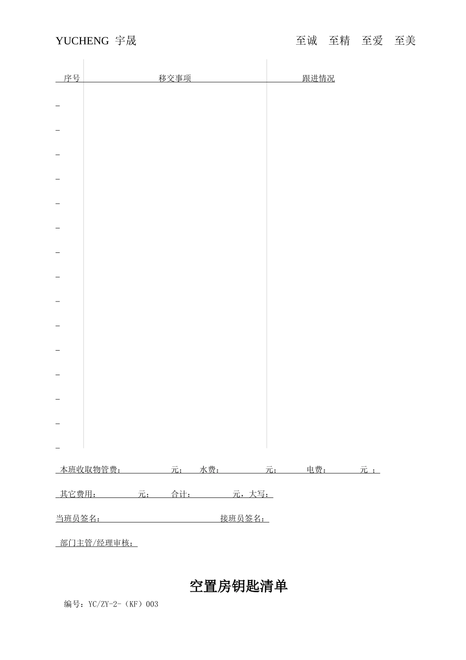客服部记录全套表单_第3页