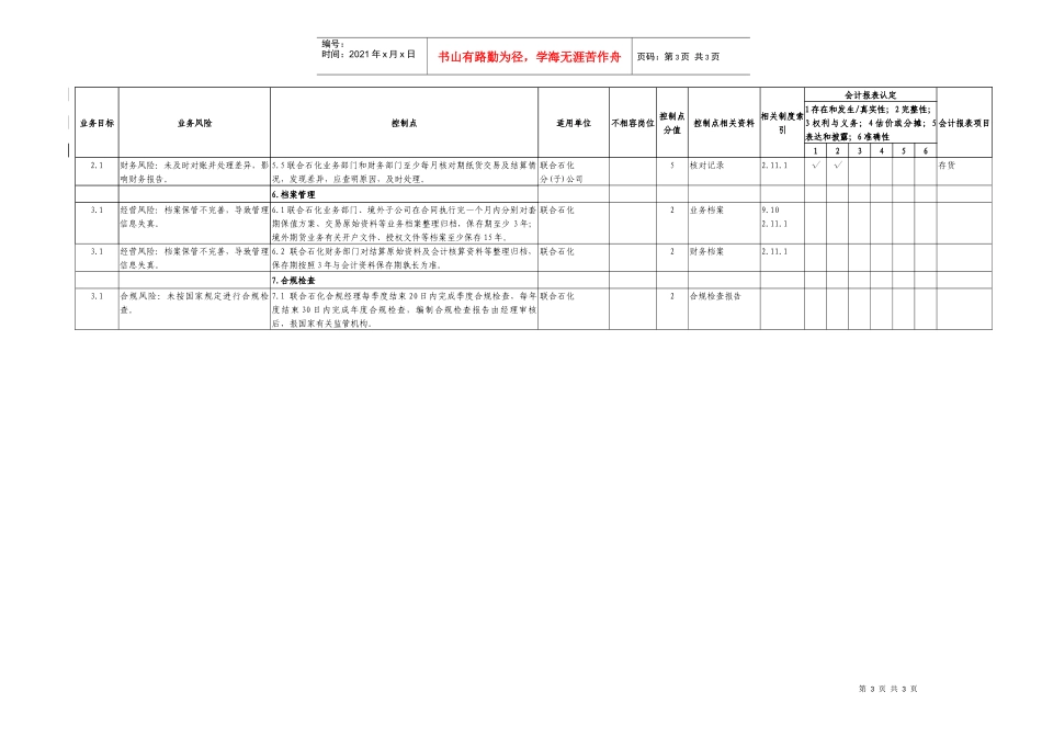10.1石油保值业务控制矩阵_第3页