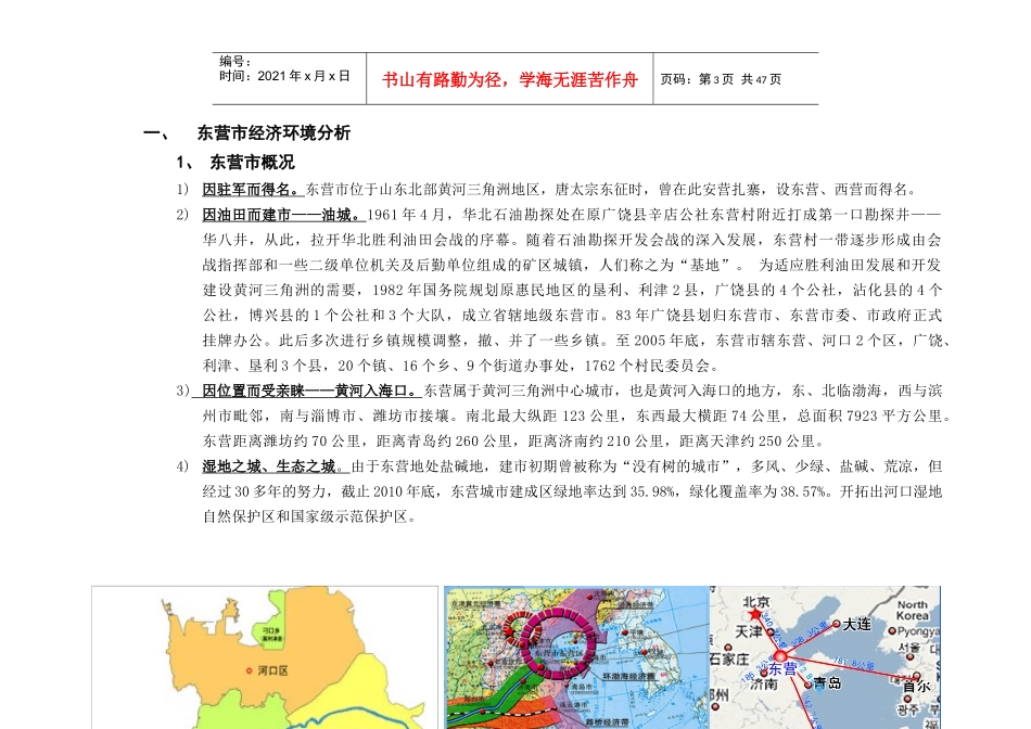 山东东营市商业市场调研_第3页