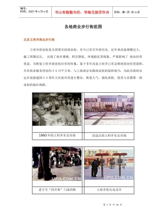 各地商业步行街组图资料