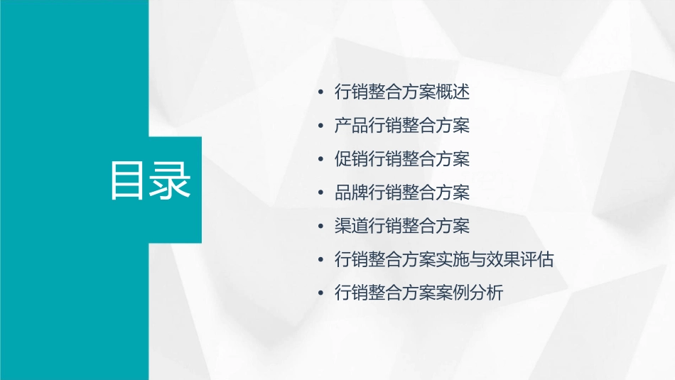 某行销整合方案课件_第2页