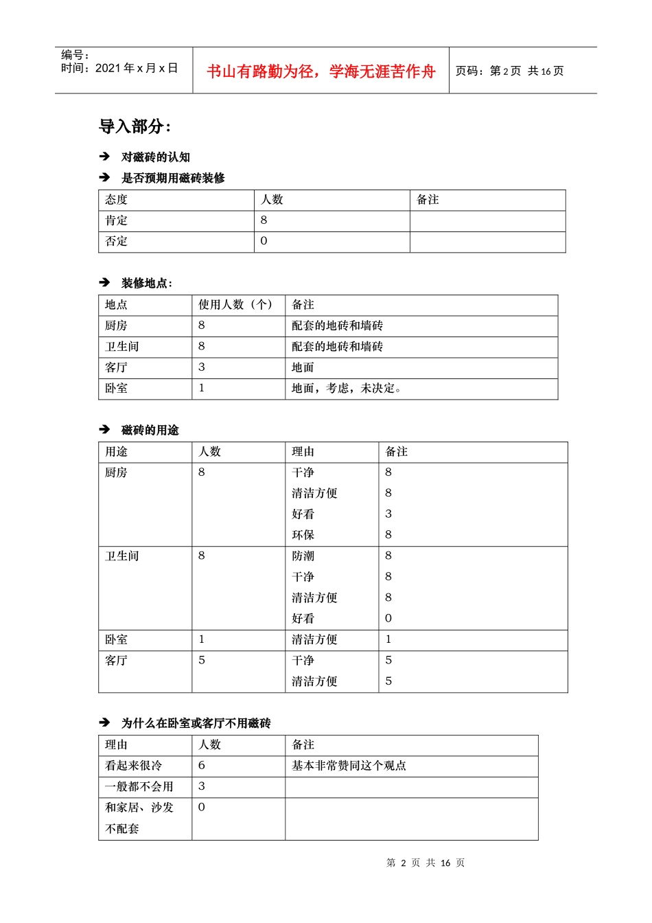北京消费者测试报告A-未装修_第2页