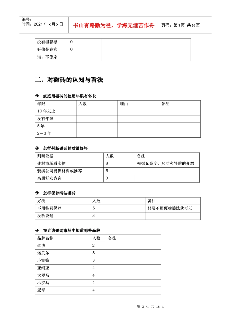北京消费者测试报告A-未装修_第3页