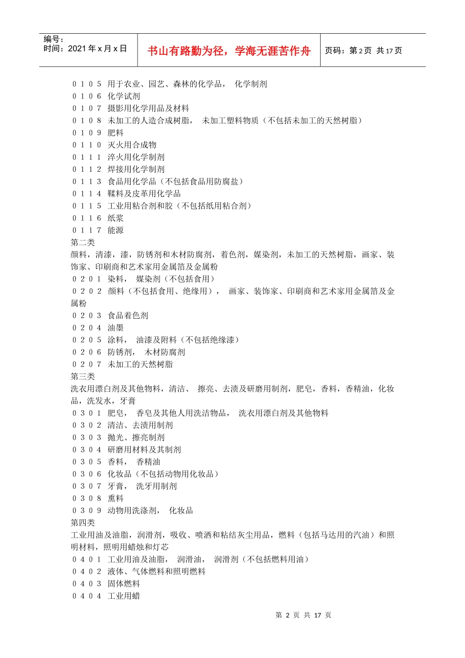 商品及服务名称的填写及商品目录_第2页