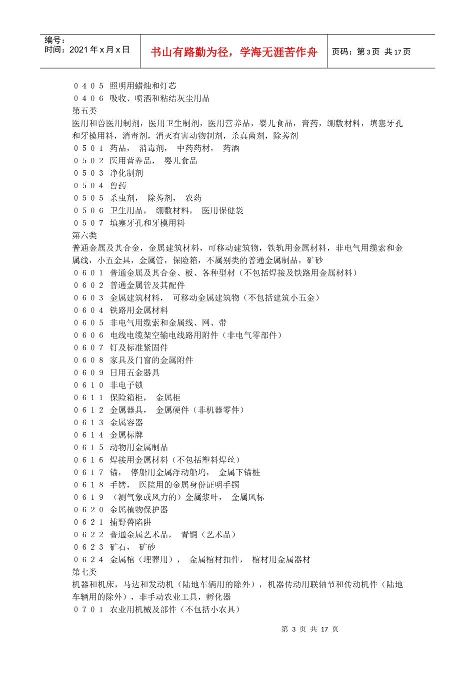 商品及服务名称的填写及商品目录_第3页