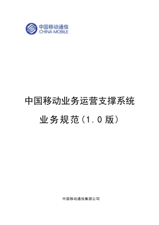 BOSS业务规范10版
