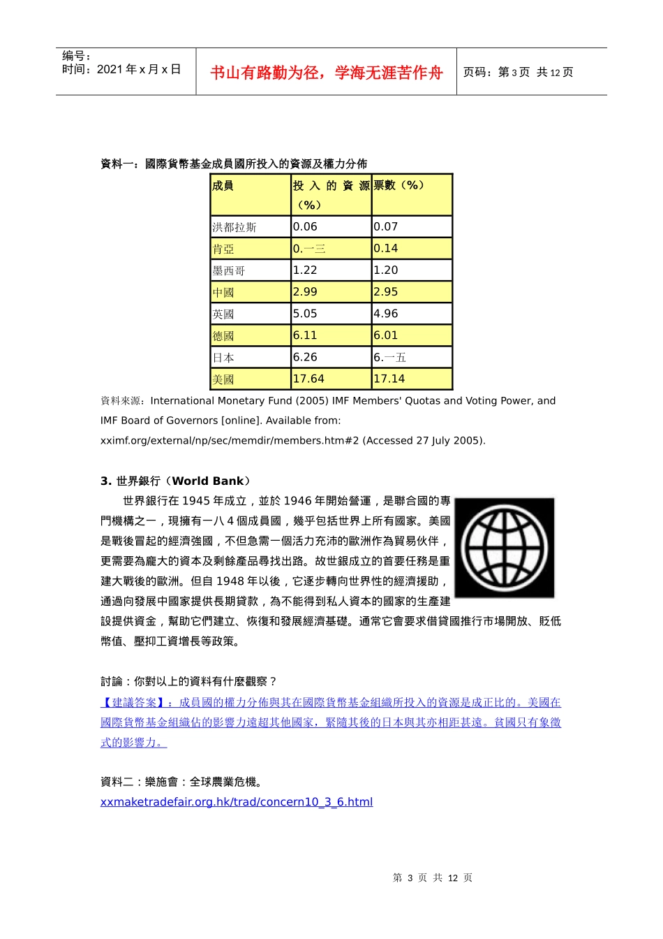 世界贸易组织介绍_第3页