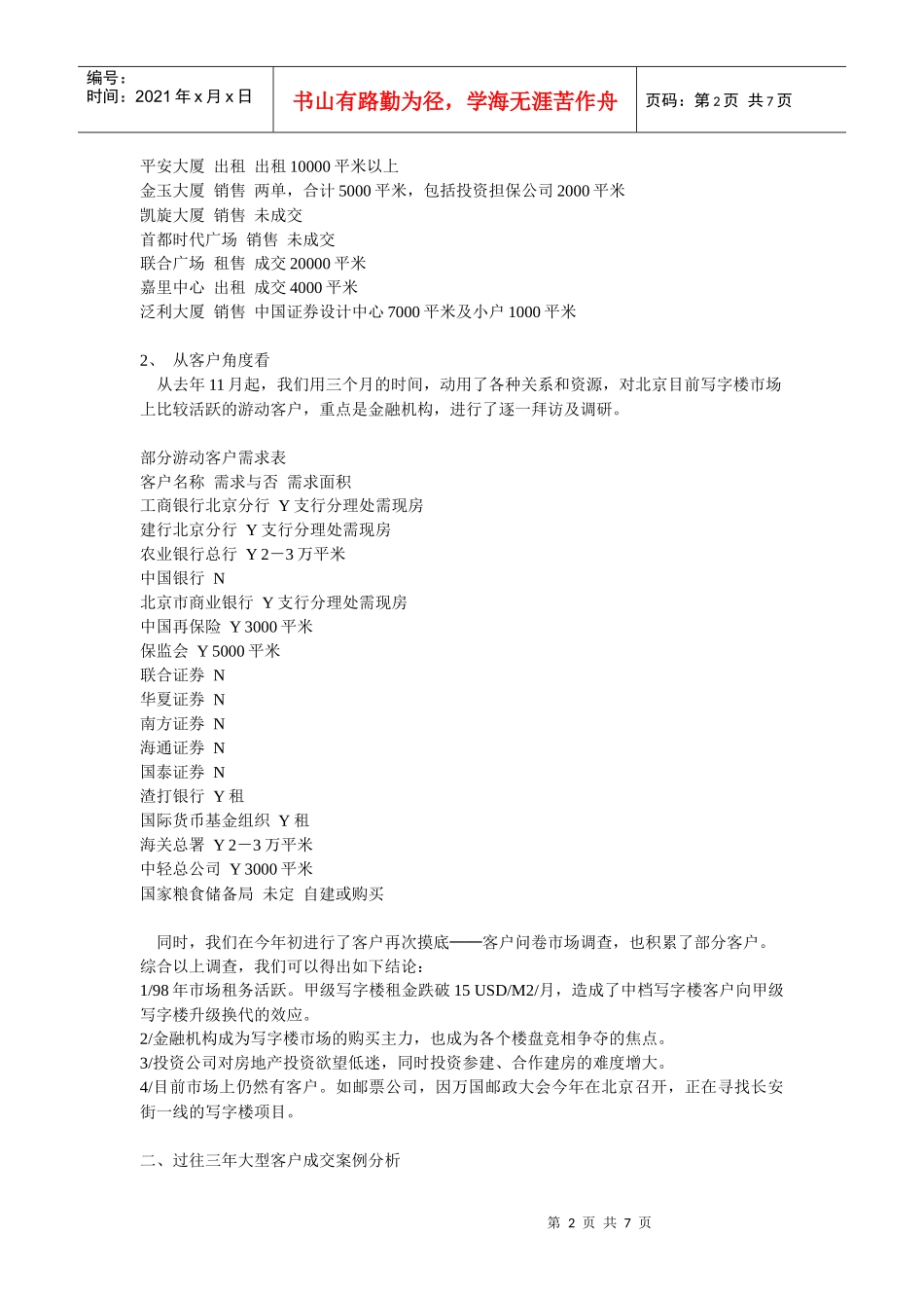 中都大厦客户定位报告_第2页