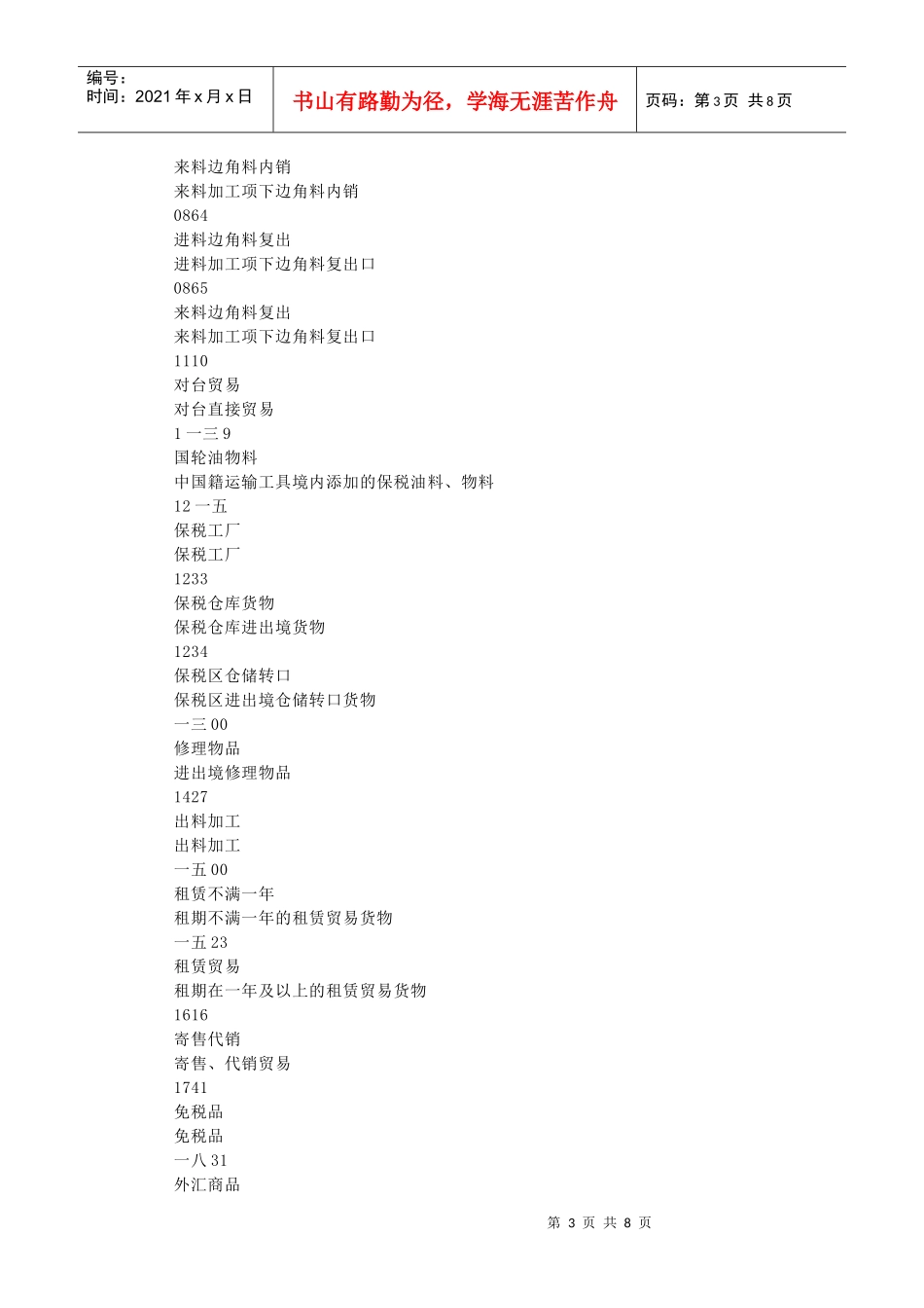 国际贸易方式与代码_第3页