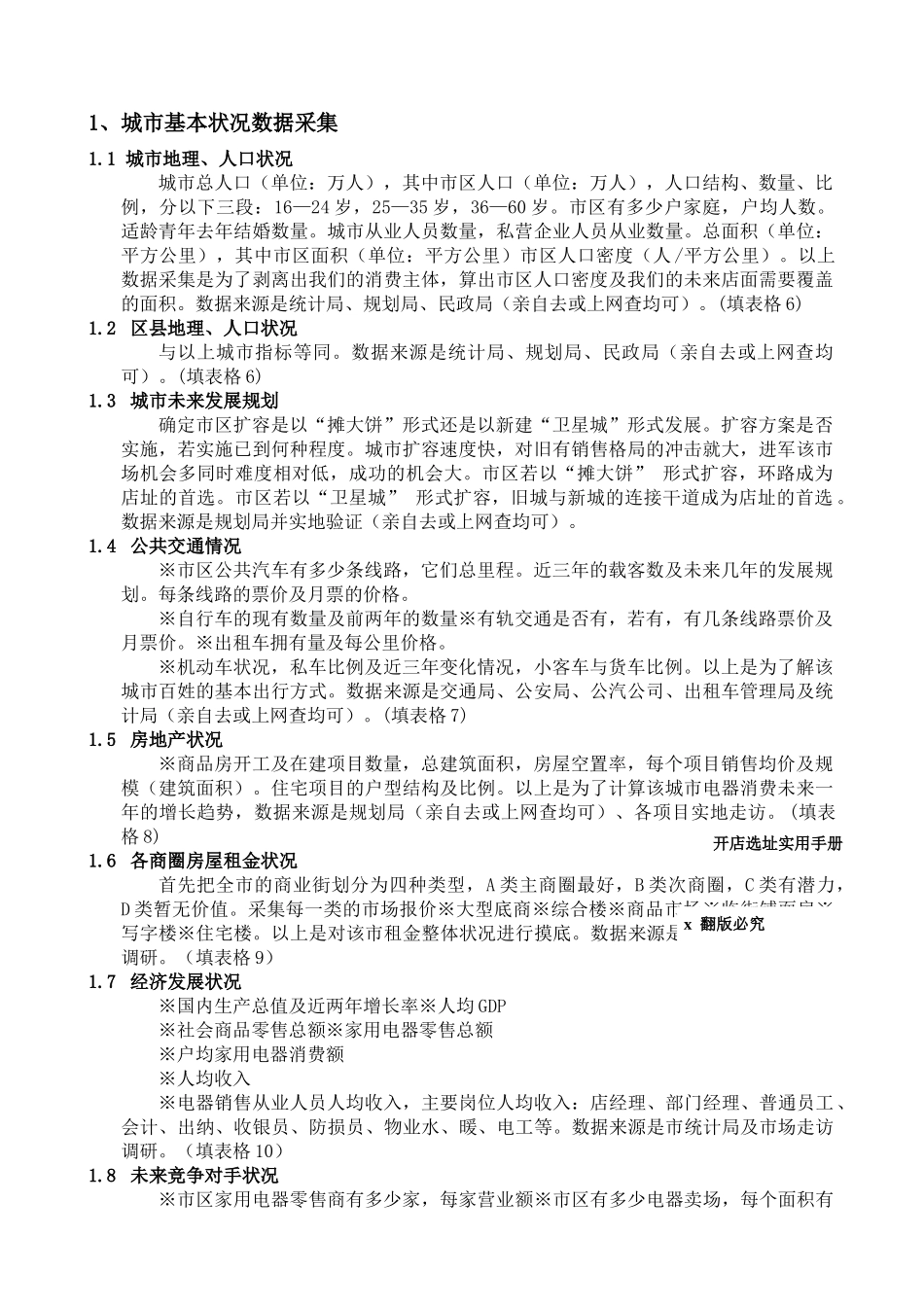 城市开店选址实用手册_第2页