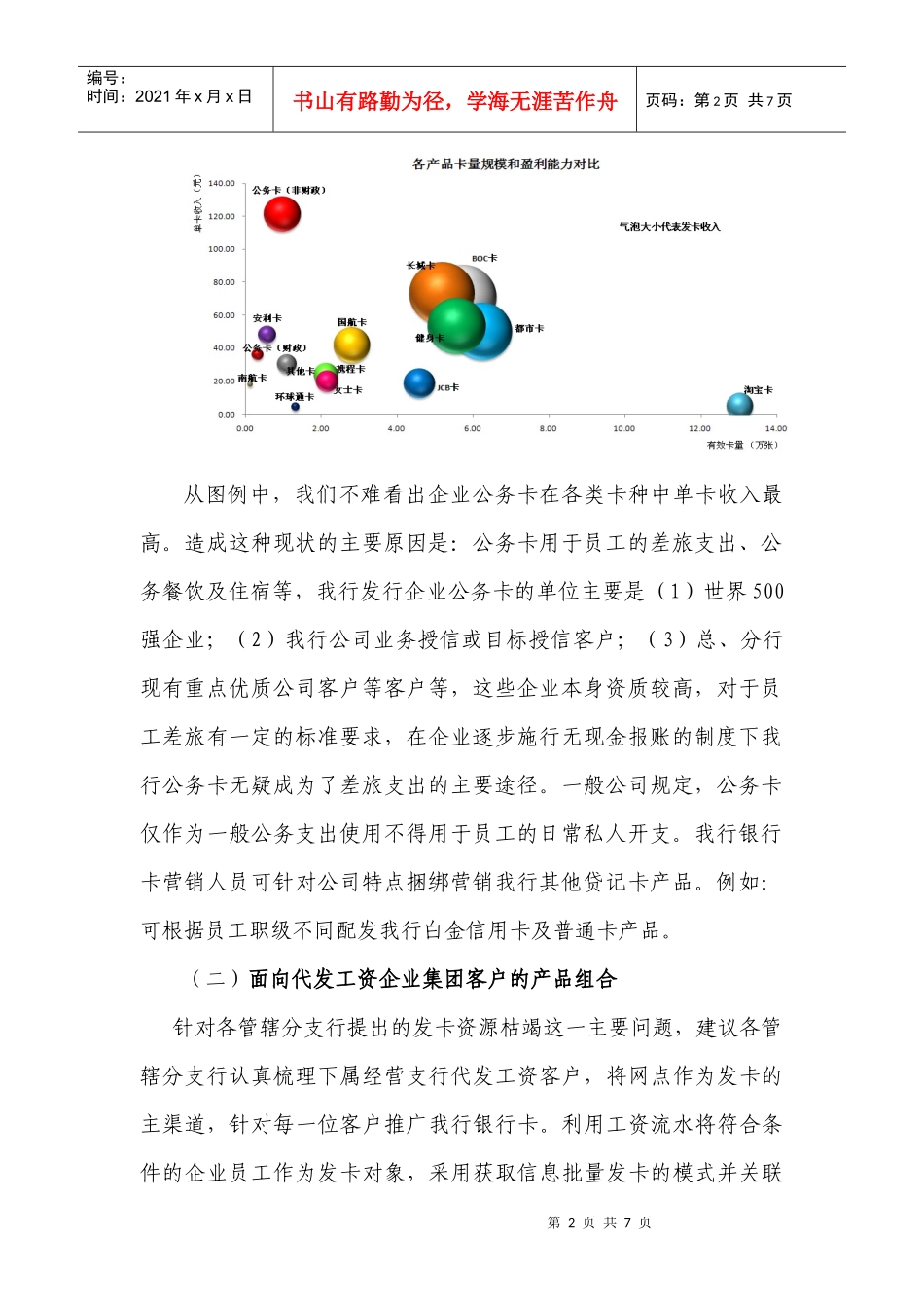 如何做好我行集团客户发卡工作浅议_第2页