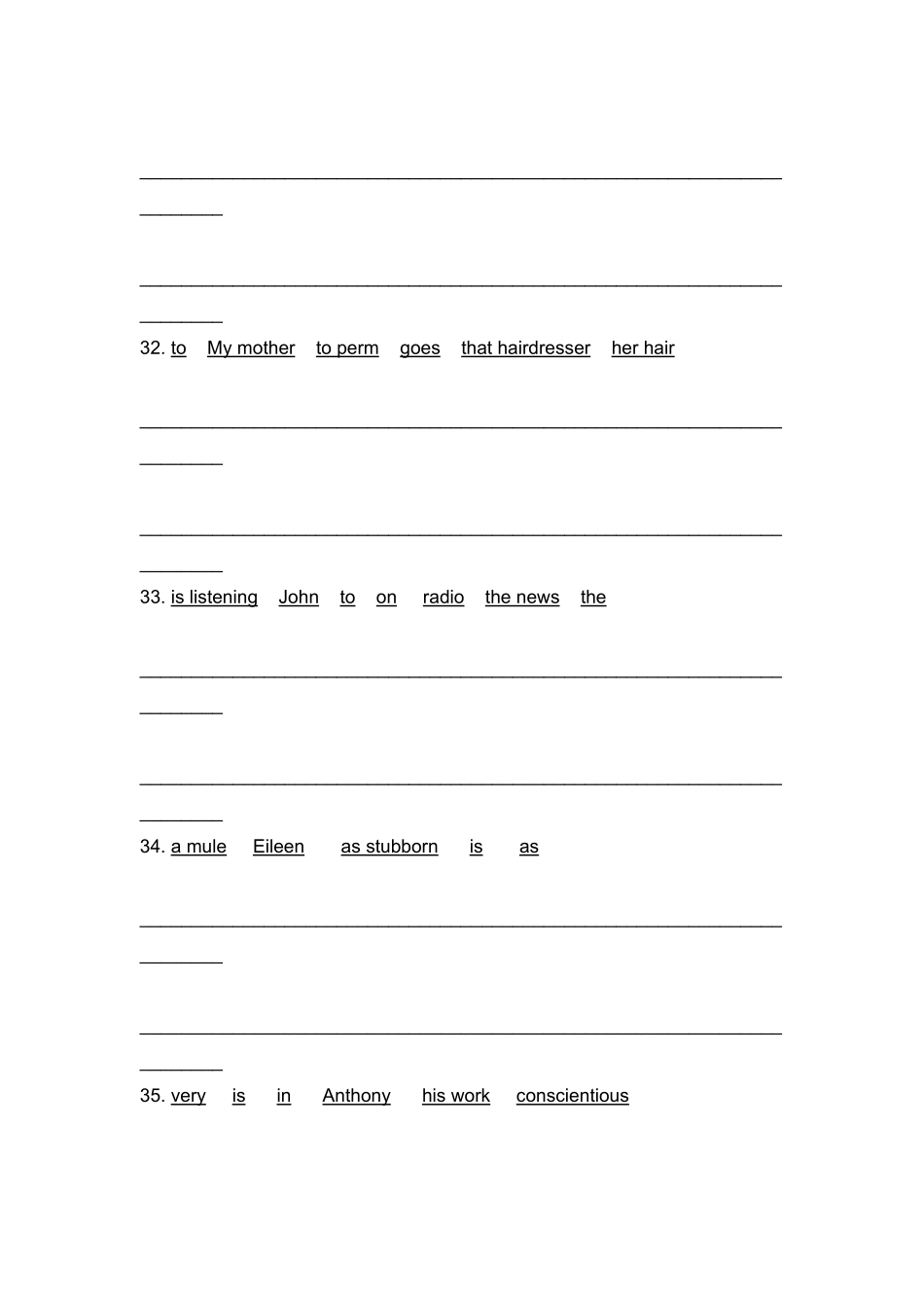 新加坡小学英语二年级试卷PRACTICE 72 _第3页