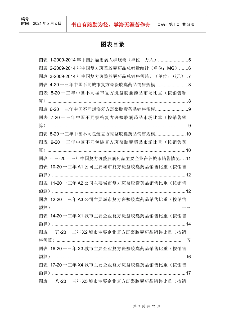 复方斑蝥胶囊药品销售数据市场调研报告_第3页