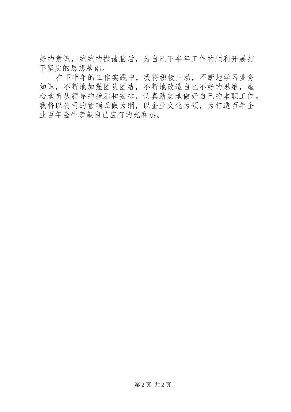 工程项目年中工作总结_第2页