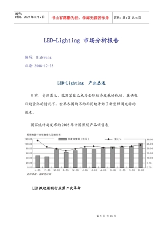 LEDLighting的市场分析报告
