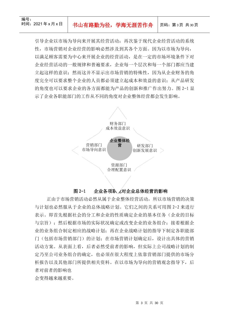 au企业战略与营销管理doc30_第3页