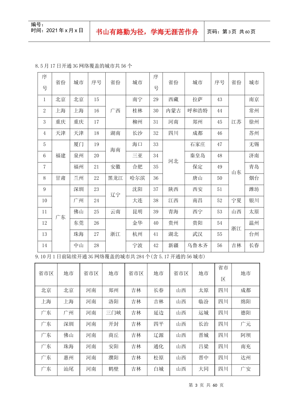 《中国联通客服知识库》-3G业务客服文档_第3页