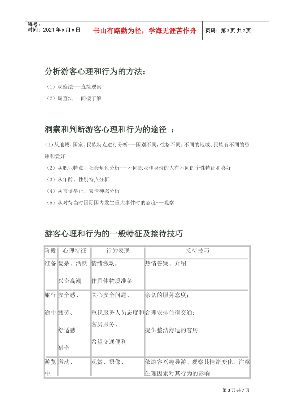 中级导游考试之游客心理_第3页