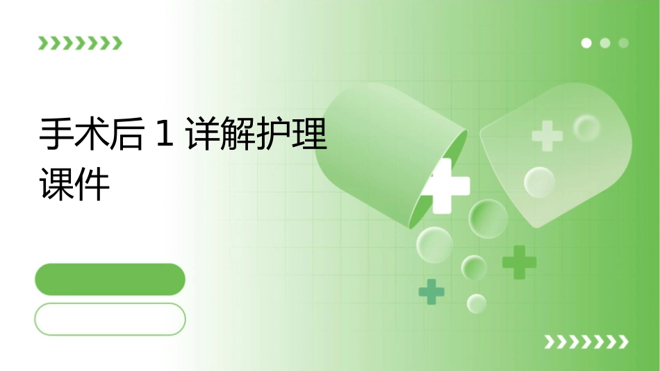 手术后1详解护理课件_第1页