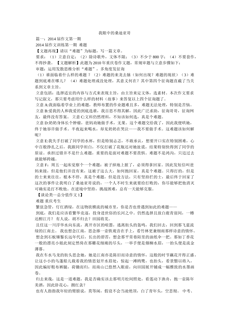 我眼中的桑迪亚哥 _第1页
