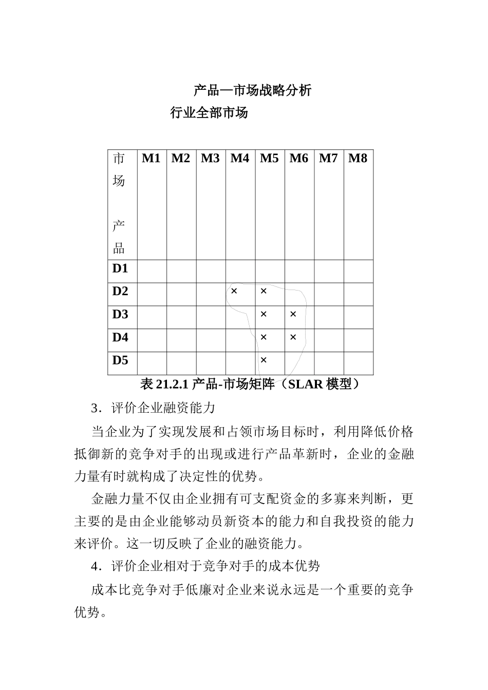 产品市场战略分析报告_第1页