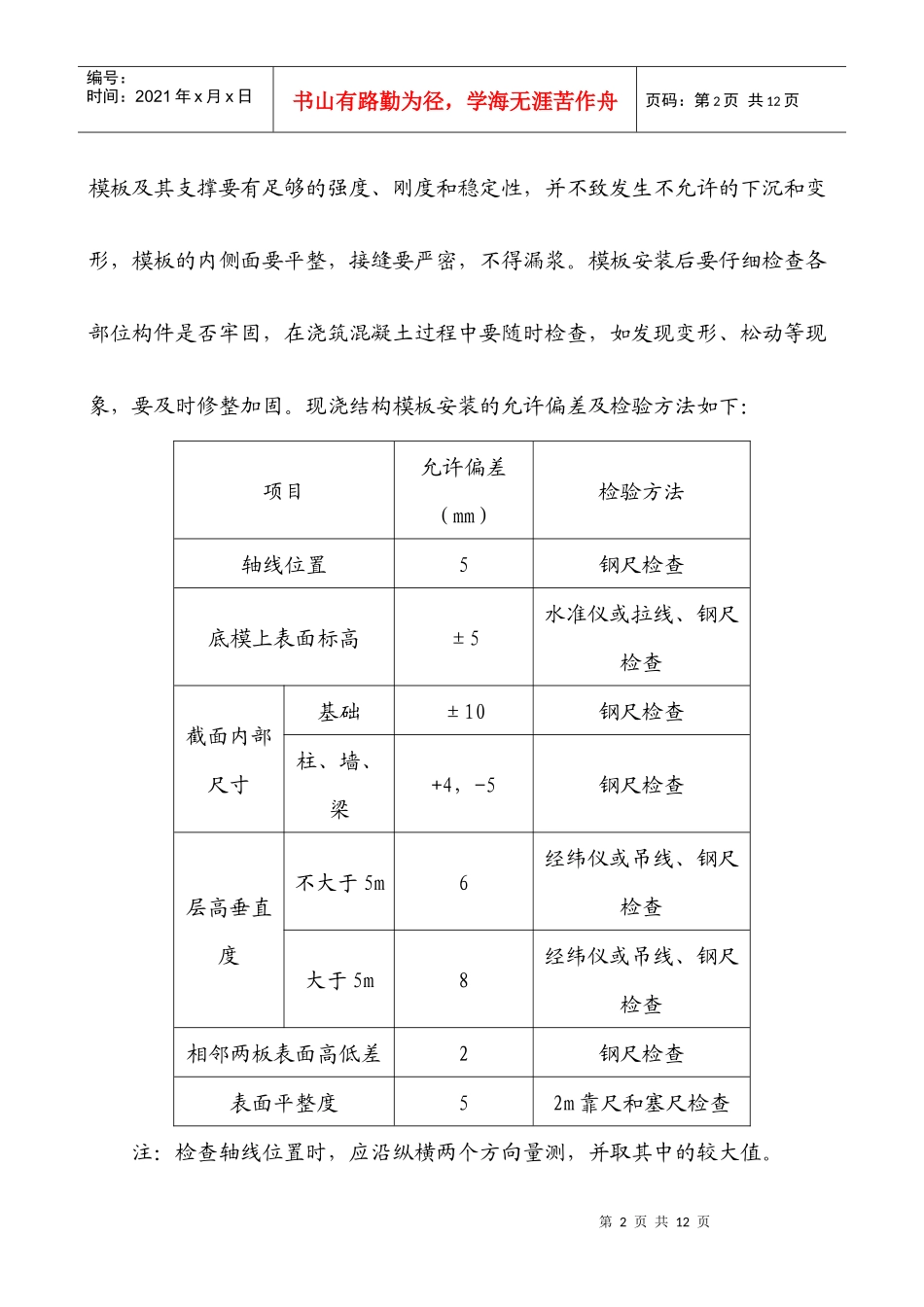商业楼地下室施工方案_第2页