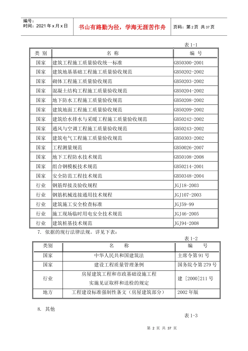地下车库室施工方案_第2页