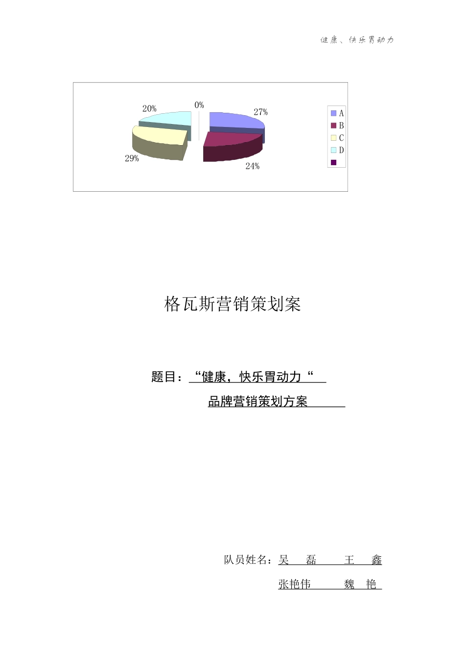 娃哈哈格瓦斯营销策划_第1页