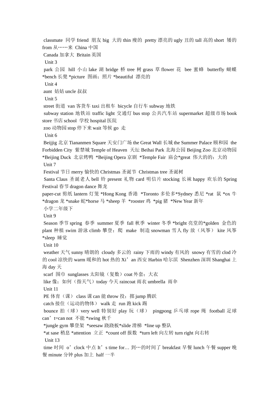 小学新起点英语 _第2页